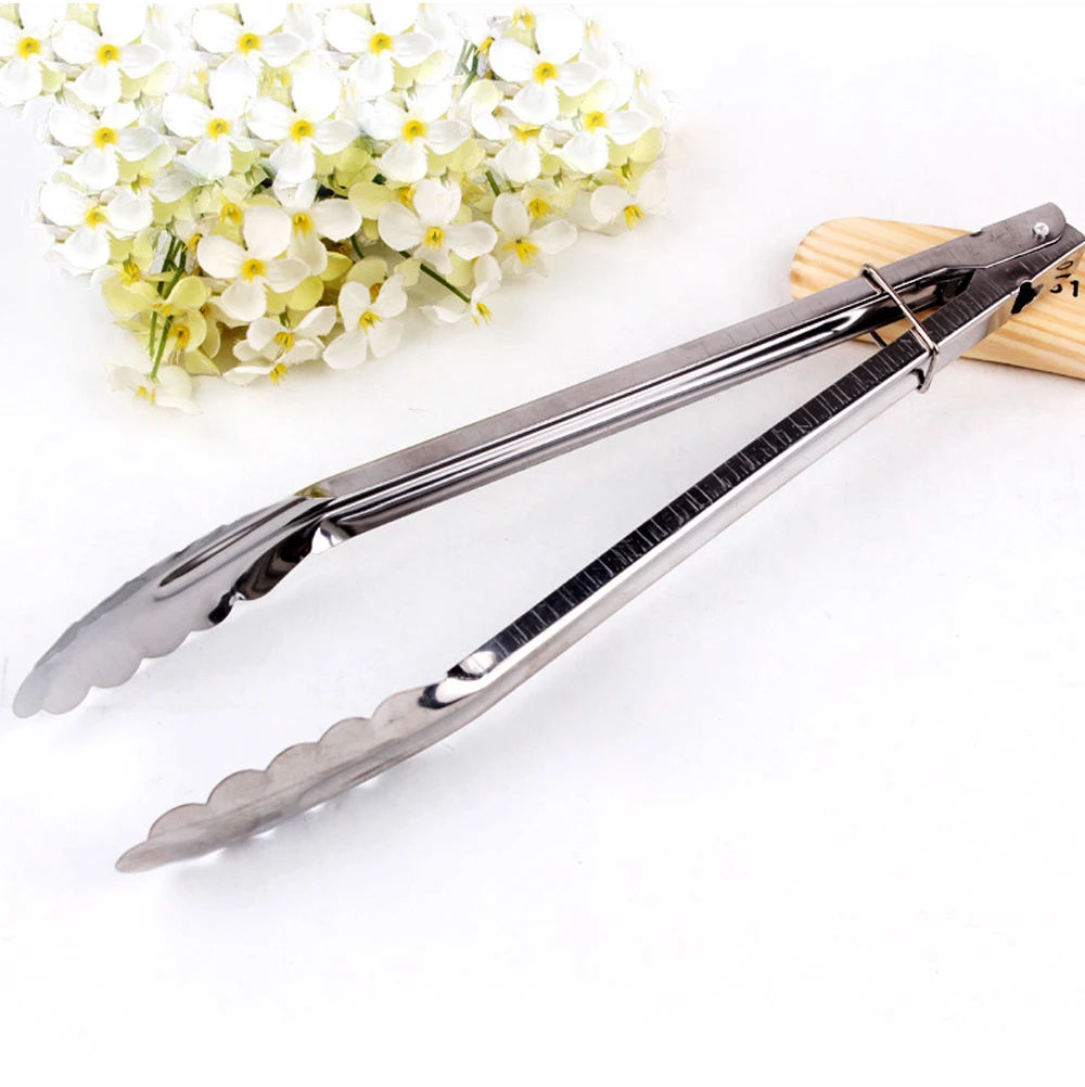 

barbecue bbq tongs grill accessories mangal churrasco stainless steel food tong kitchen buffet cooking tool