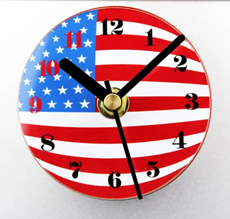 American Flag Clock 3D Fridge Magnets World Tourism ...