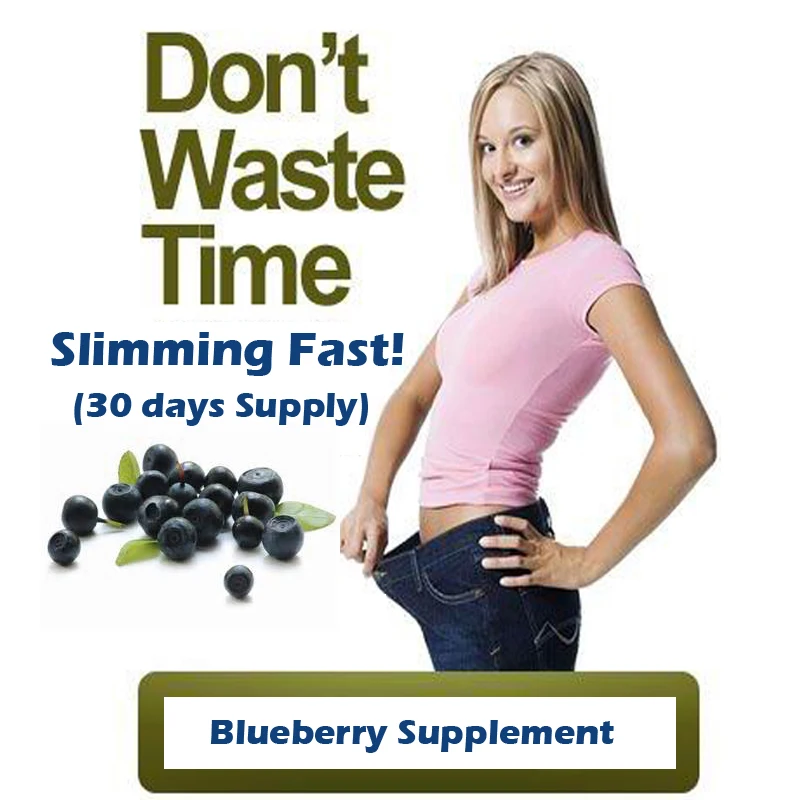 2 bottles   60 DAYS SUPPLY Blueberry extracts weight loss product 100% effective slimming diet supplement