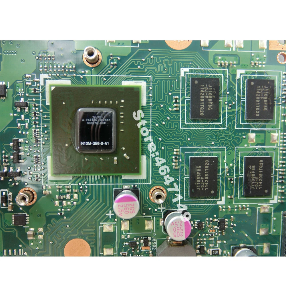 X45VD HM70 GT610M 1 ГБ N13M-GE6-S-A1 с 2 Гб Оперативная память Материнская плата Asus X45V X45VD Материнская плата ноутбука 60-NROMB1101-C05 тестирование