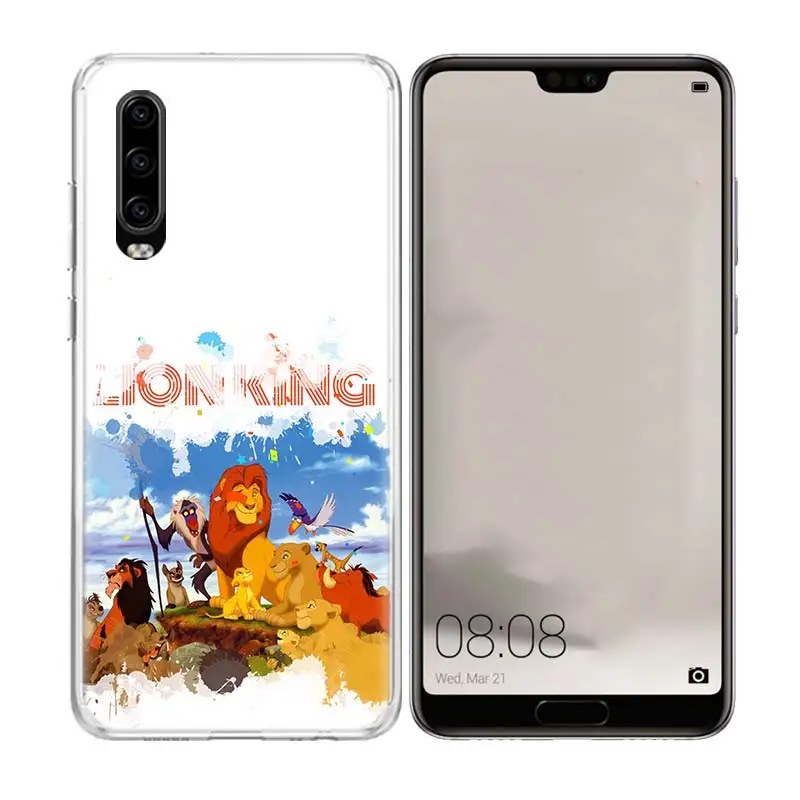 Simba Король Лев подарок мягкий чехол для телефона huawei P30 P20 mate 20 10 Pro P10 lite P Smart + Plus Z 2019