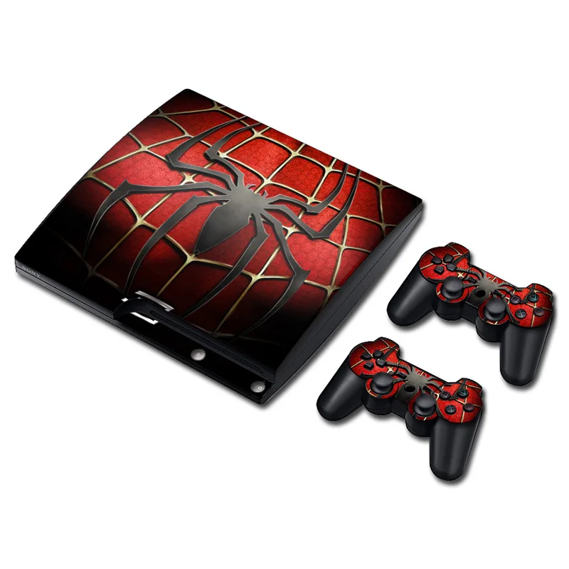 

Marvel Spider-man Spider Man Skin Sticker Decal for PS3 Slim PlayStation 3 Console and Controllers For PS3 Skins Sticker Vinyl