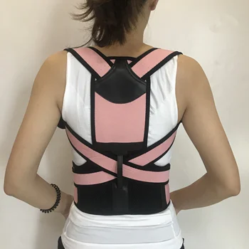 

Shoulder Back Brace Support Belt Adjustable Posture Corrector Clavicle Spine Lumbar Posture Correction For Children kids adult