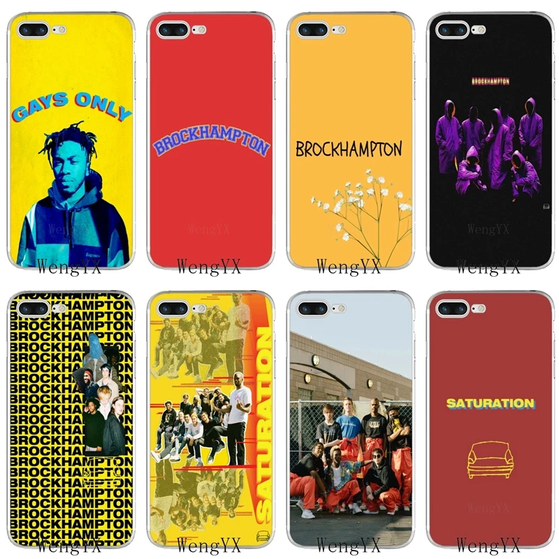 Merlyn Wood Brockhampton slim silicone TPU Soft phone case