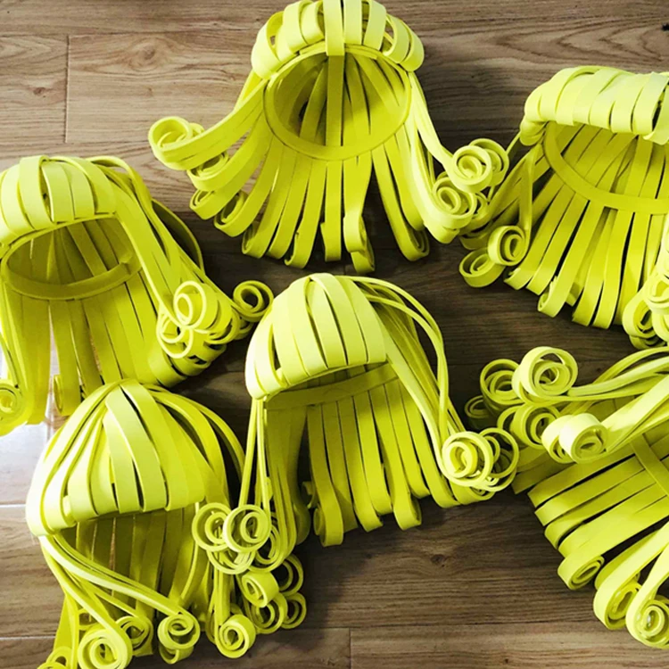 yellow curly wigs (4)