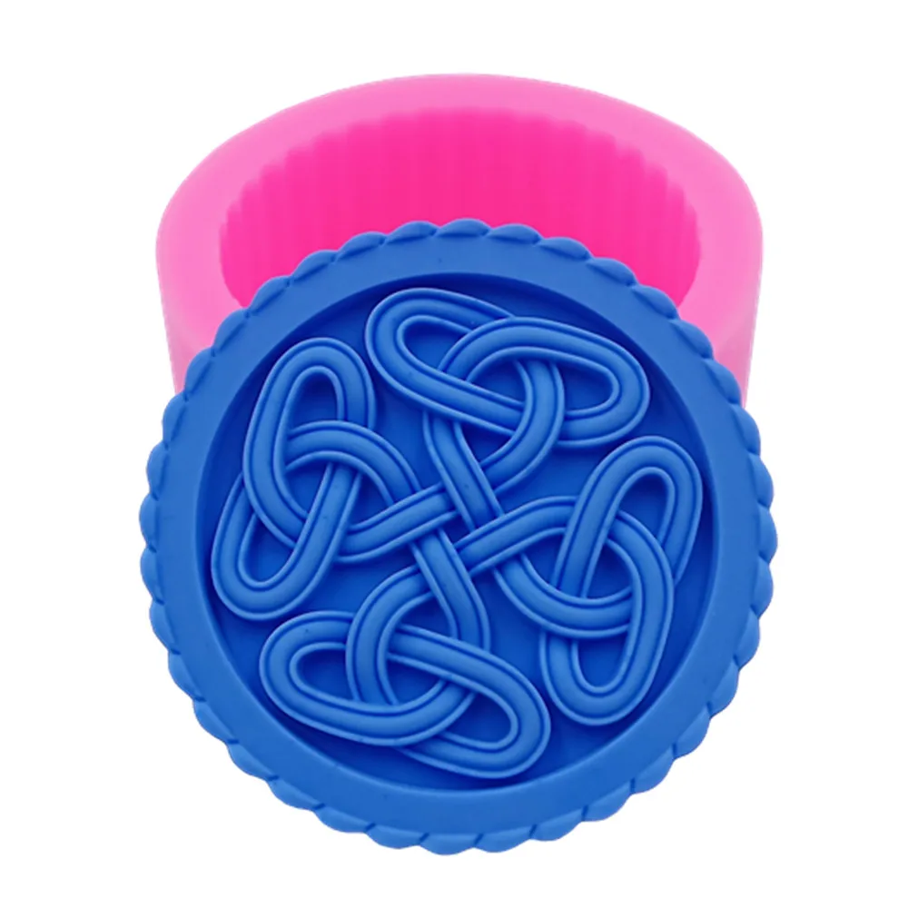 

Round Handmade Soap Mold Beautiful Silicone Mold for Natural Soap Making