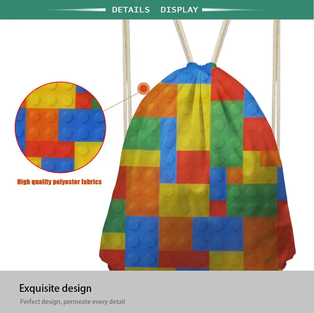 Бесшумный дизайн детская корзина для белья сумки хип хоп граффити печатная сумка для шнурка женские маленькие покупки Mochilas 3D Customzied