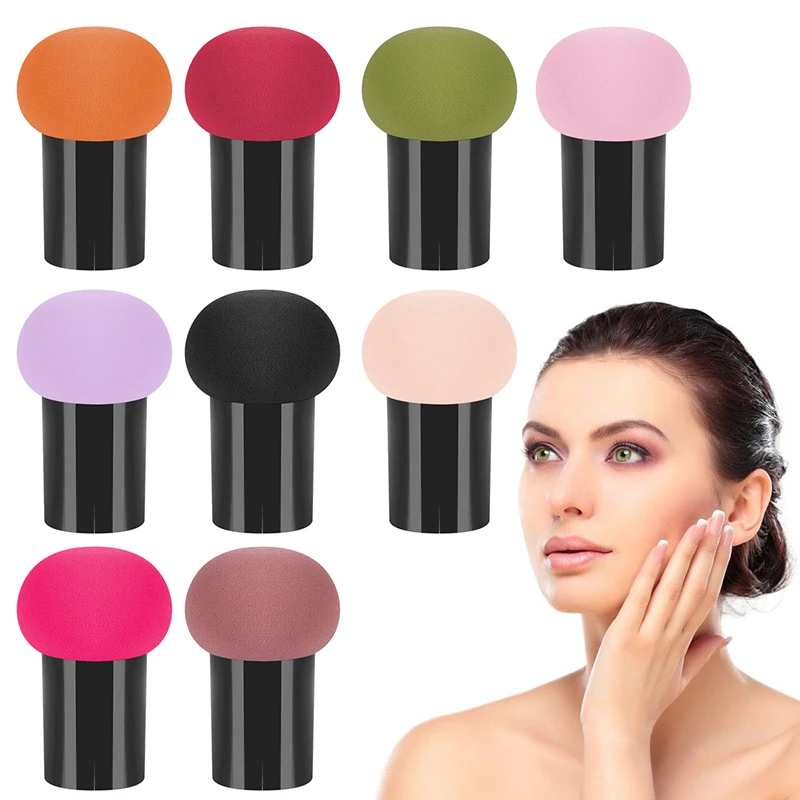

Wholesale 1pc Pro Foundation Sponge Cosmetic Puff Mushroom Beauty Tools for Make Up Dry and Wet Mushroom Head Cosmetic Puff