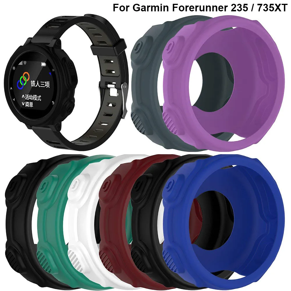 

For Garmin Forerunner 235 Soft Silicone Cover Case Wristband Bracelet Protector Case Shell For For Garmin Forerunner 735XT / 235