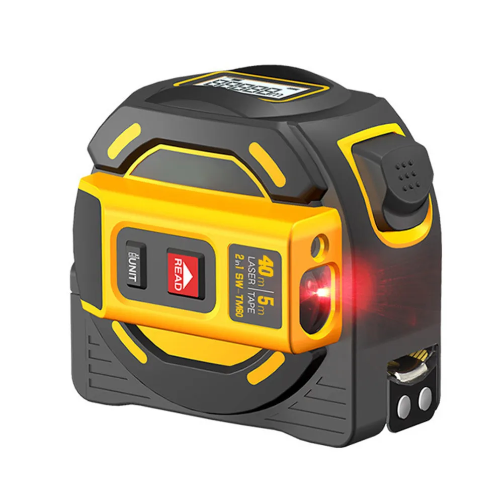 

Laser Distance Meter Range Finder 40M Laser Tape Measure Digital Retractable 5m Laser Rangefinder Ruler Survey Tool