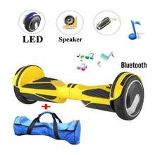 2016 New 6.5 inch bluetooth hoverboard smart balance 2 Wheel self balancing scooters electric scooter hover boards