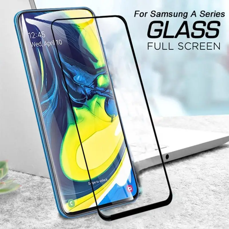 Защитная пленка для экрана из закаленного стекла для Galaxy A90, пленка для samsung Galaxy A80 A70, 3D полноэкранный чехол для телефона, чехол