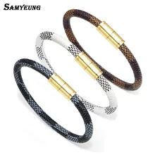 

Samyeung Trendy Men's Magnetic Bracelets for Women Jewelry Charms Friendship Bracelet Male Braclet Female Bijoux Femme Jewerly