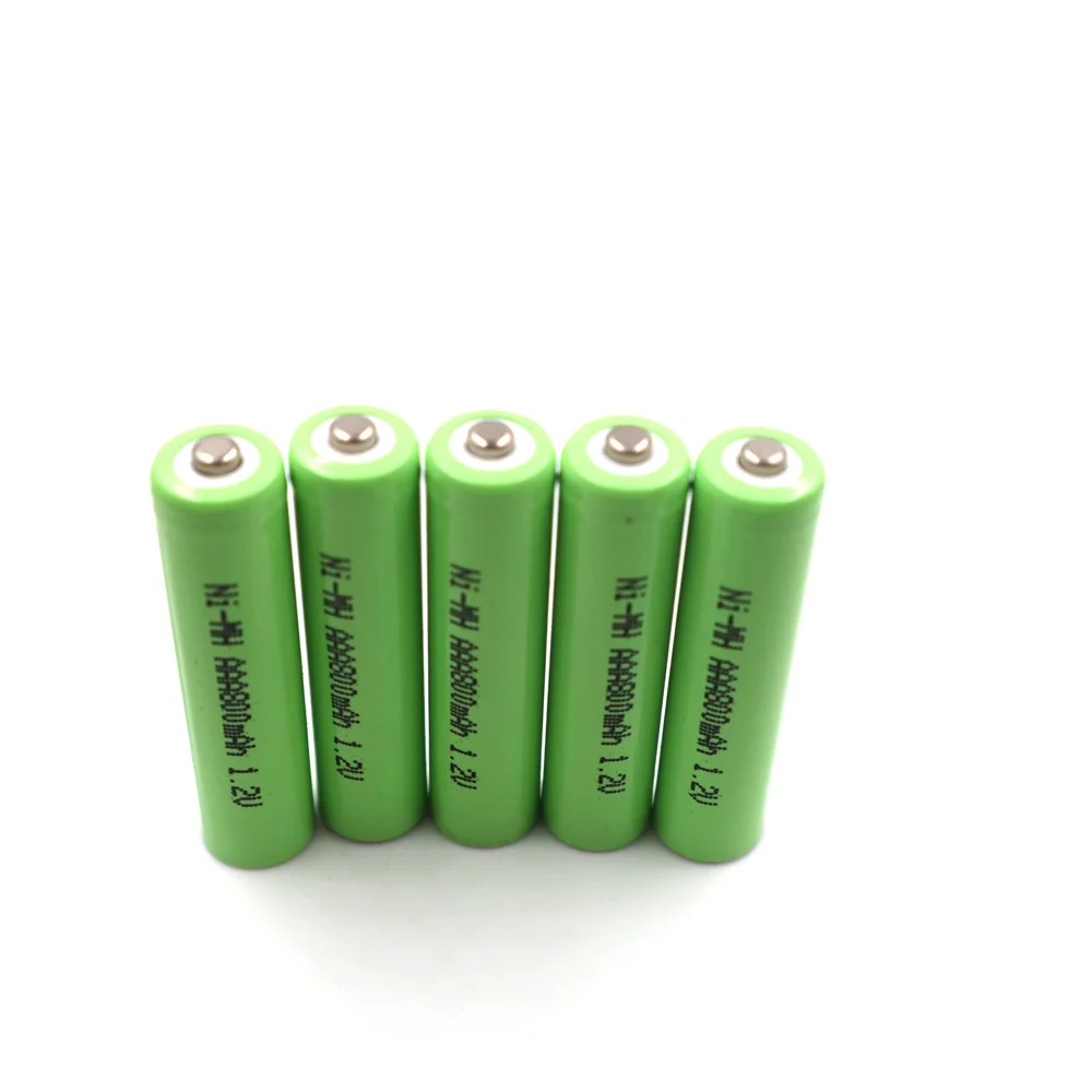 AAA 800mAh 10 шт. 0.8Ah перезаряжаемая батарея Ni-MH тв пульты радио часы и электронные игры дымовая сигнализация беспроводной телефон