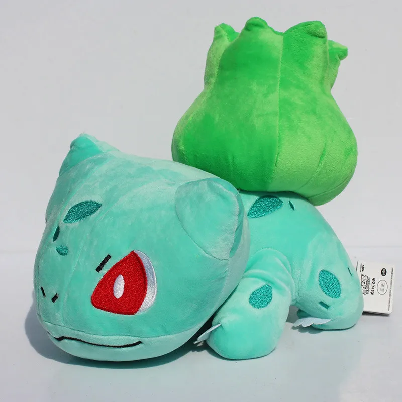 5 шт./лот 1" 28 см Большой размер Bulbasaur плюшевые игрушки с биркой мягкие куклы для детей Xmax подарок