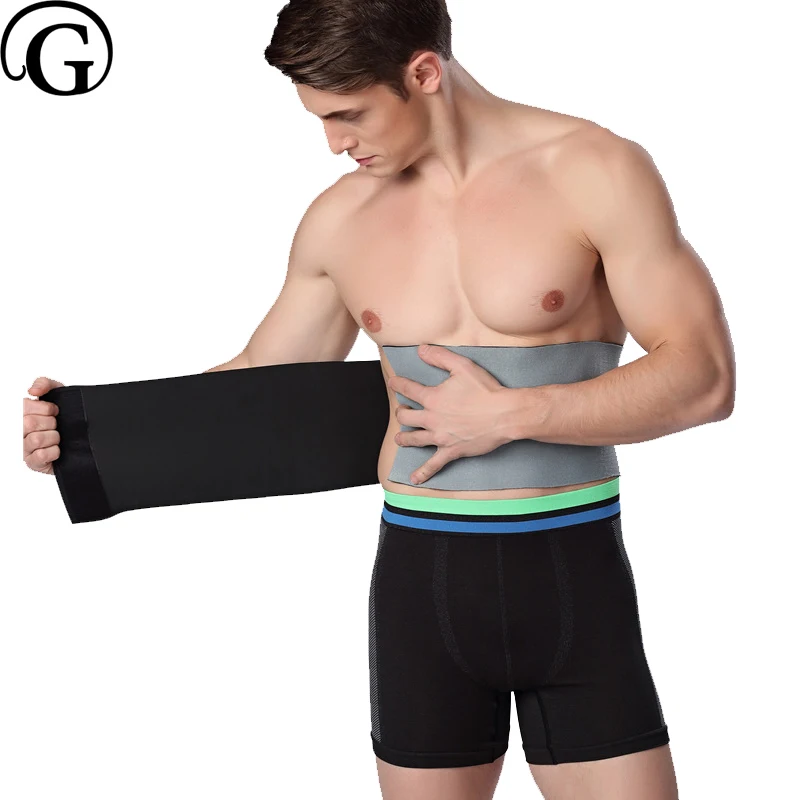 Men Neoprene Sauna Sweat Waist Slimming Belt