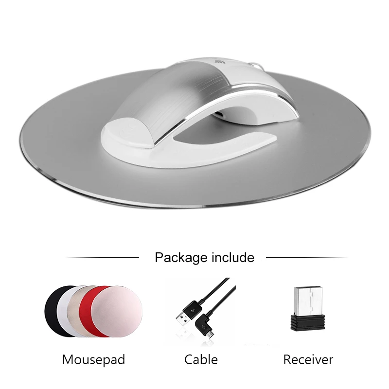 Перезаряжаемая 2,4G беспроводная мышь 2400 dpi USB приемник Бесшумная игровая мышь для Macbook lenovo ноутбука ПК ноутбук компьютерная мышь
