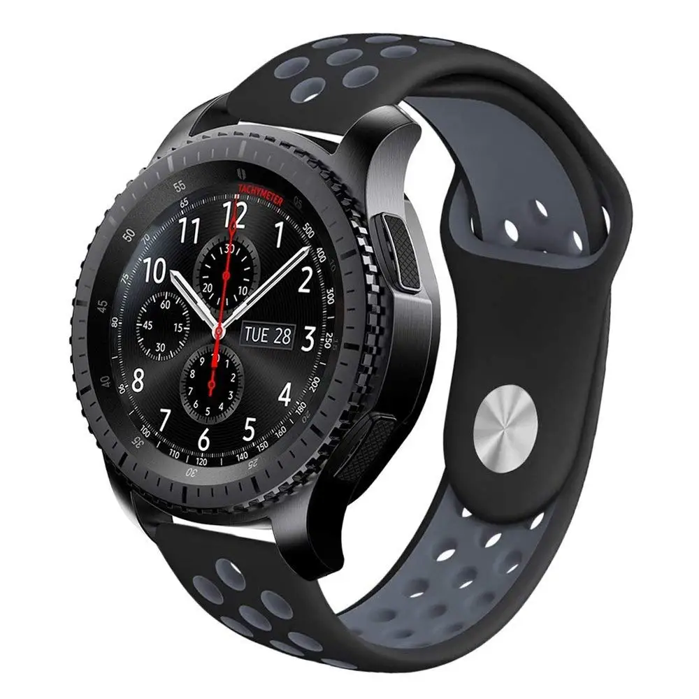 20 мм 22 общие ремешки для часов Xiaomi Huami Amazfit умные часы двухцветные силиконовые Samsung