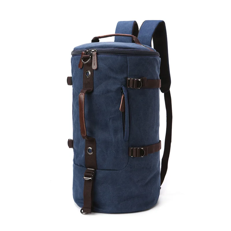 

High Quality Canvas 17 Inch Laptop Backpack Men Waterproof Travel Backpack Women Rucksack Male Vintage School Bag High Capacity