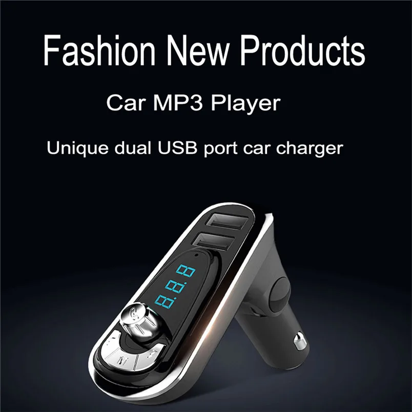 Беспроводной автомобильный FM передатчик с Bluetooth и функцией громкой связи 3 0 mp3