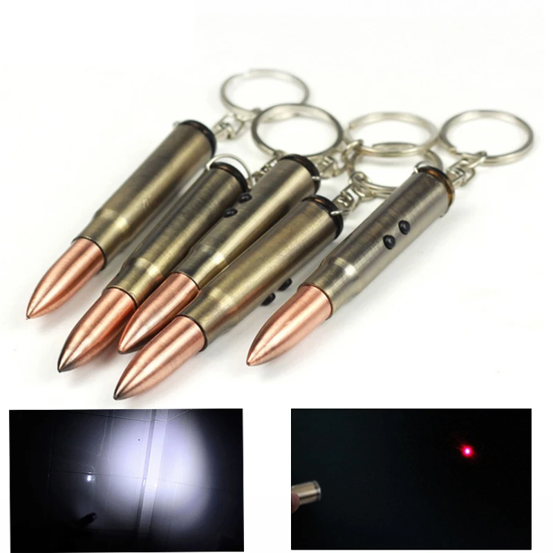 

MINI Flashlight LED Keychain Flashlight 2 Modes Key Chain Keyring Torch Teaching Laser Pointer Light Pen Torch For Gift Backpack