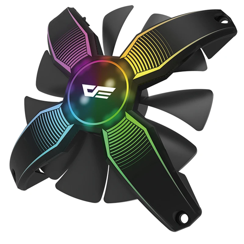 

Aigo Talon 120mm NO Frame RBG Case Fan X Shape New Arrival LED For Computer Chassis Cooling Fan Quietly High Quality Game Fan