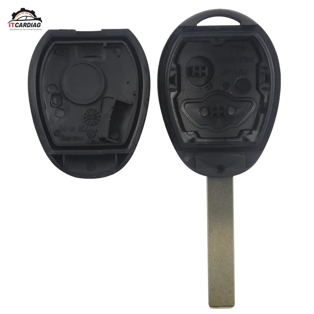 

Car Key Shell For BMW Mini Cooper R50 R53 Uncut Blade Blank Case Remote Fob Cover