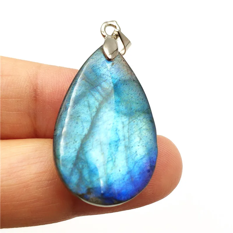 Natural Labradorite Necklace Pendant (4)