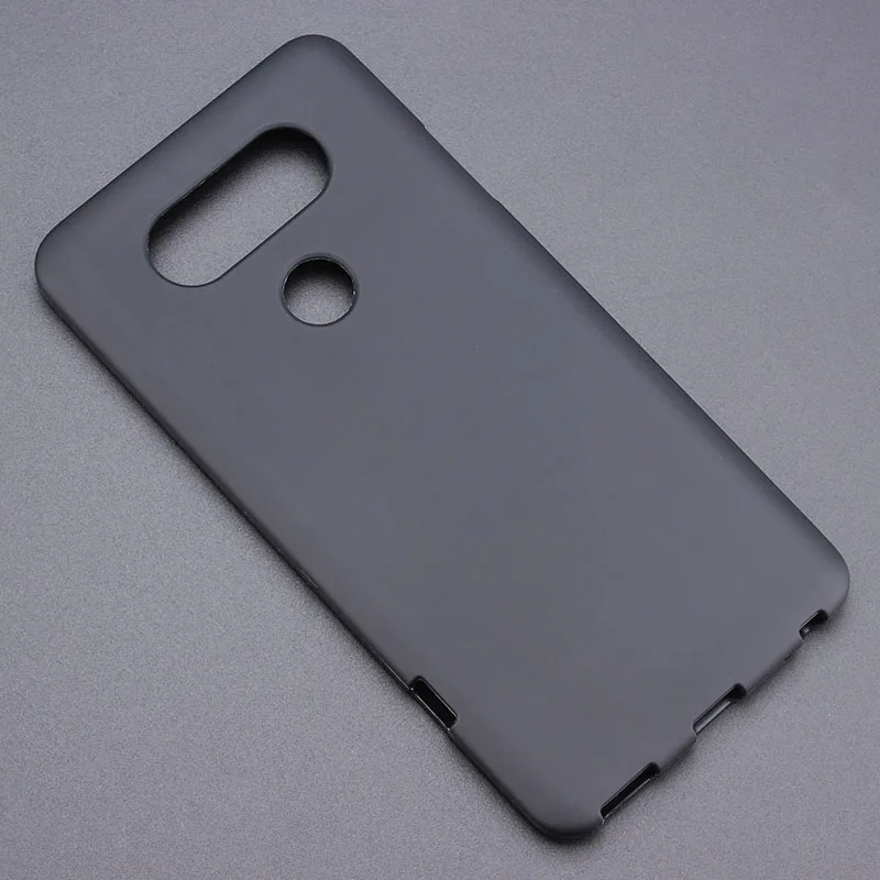 Black Gel TPU Slim Soft Anti Skiding Case Back Cover For LG V20 H910