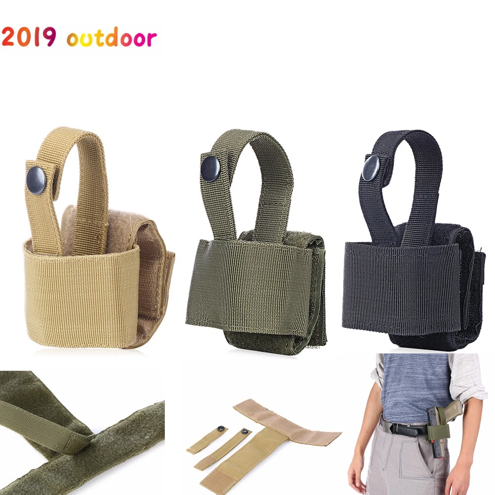

Universal Tactical Airsoft Gun Holster Hunting MOLLE Pistol Bag Hook & Loop for Glock 17 18 19 /1911/m9/p226