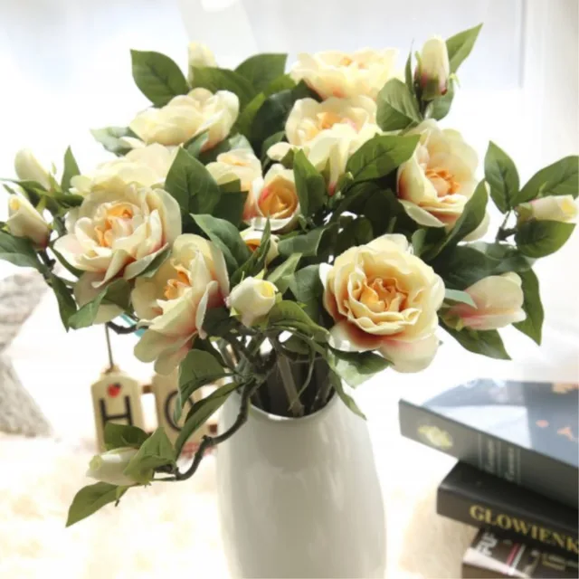 Artificial Flowers 1 Pc Diy Wedding Decoration Fake Gardenia Artificial Flowers 1 Pc Diy Wedding Decoration Fake Gardenia Flores Artificiais Flower Home Decor