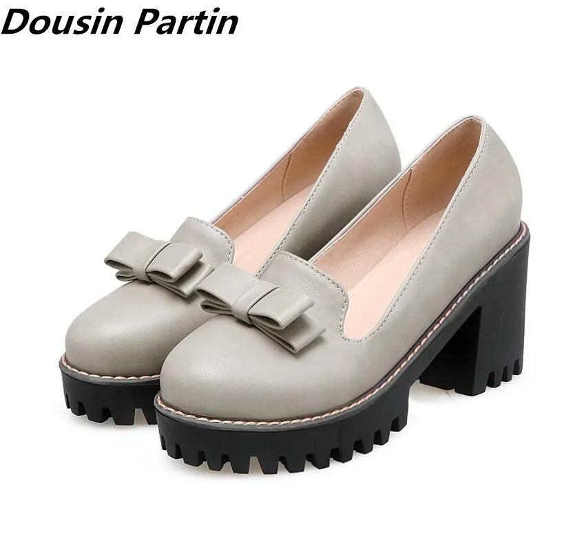 Dousin Partin/модные черные женские туфли-лодочки свадебные туфли из искусственной