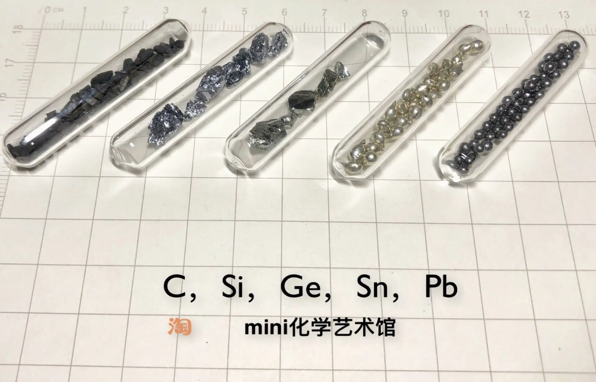 

Glass Sealed Carbon Group Element Carbon Silicon Germanium Tin Lead