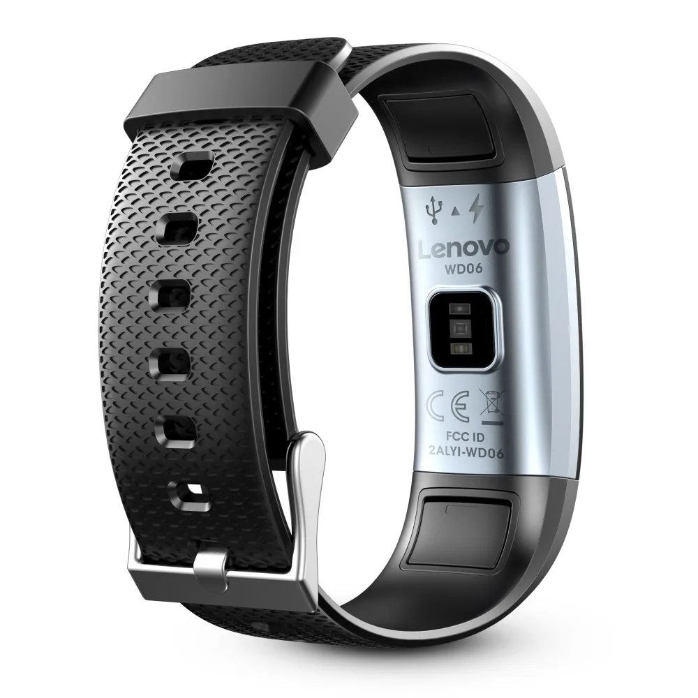 Lenovo Smart Watch band WD06 фитнес-трекер, фитнес-трекер пульсометр, цветной экран Спорт, IP67 водонепроницаемый