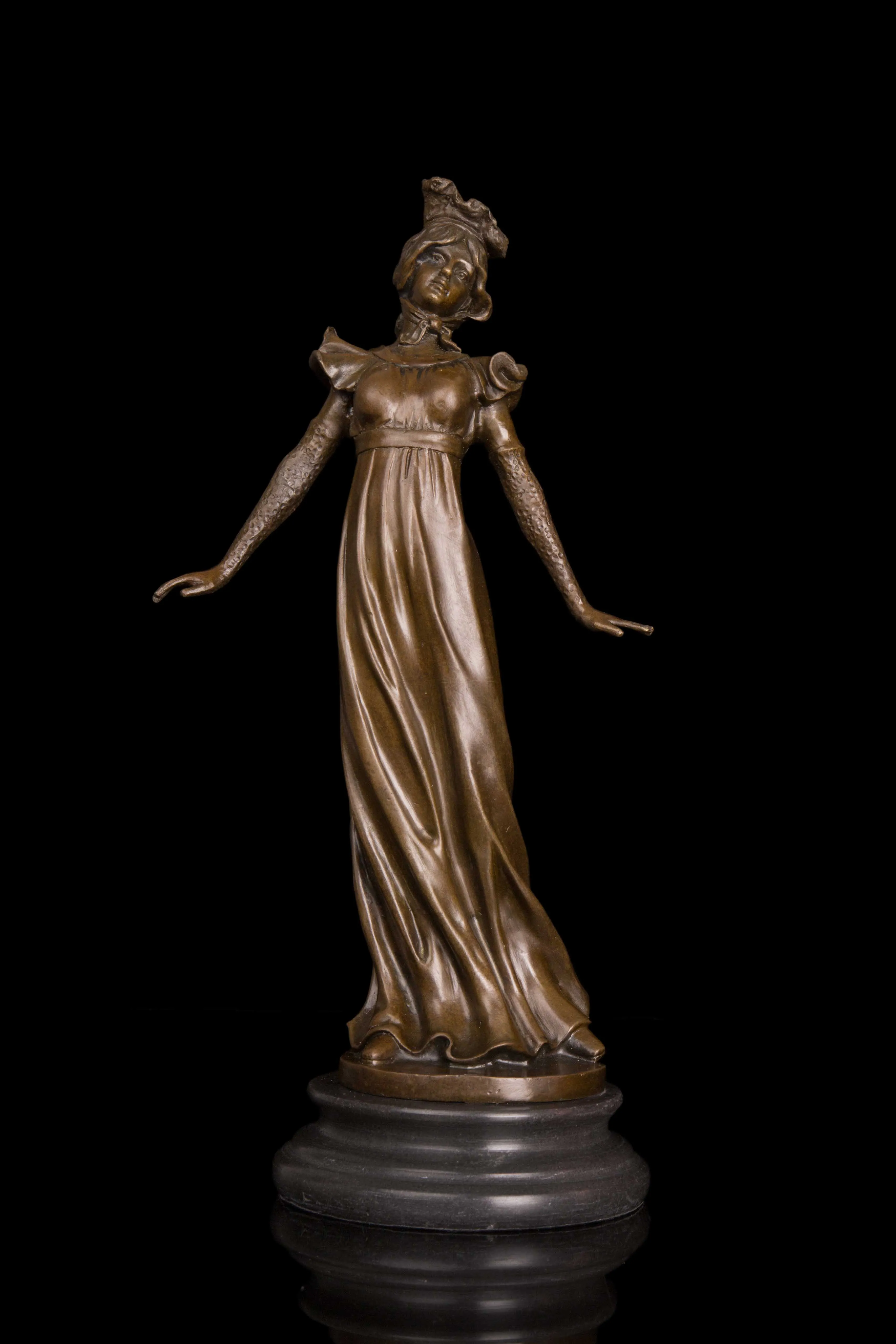 

European style living room decoration bronze sculpture study soft decoration gifts DS-629