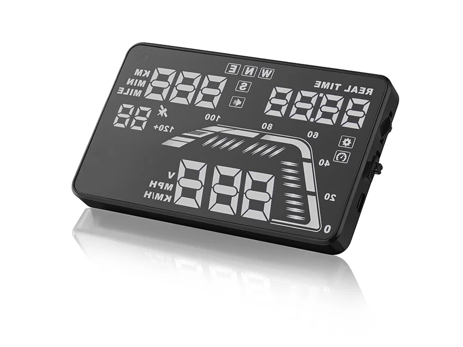 Автомобильный HUD Q7 с большим экраном версия GPS интерфейсом OBD2 Q7|hud q7|q7 hudhud head |