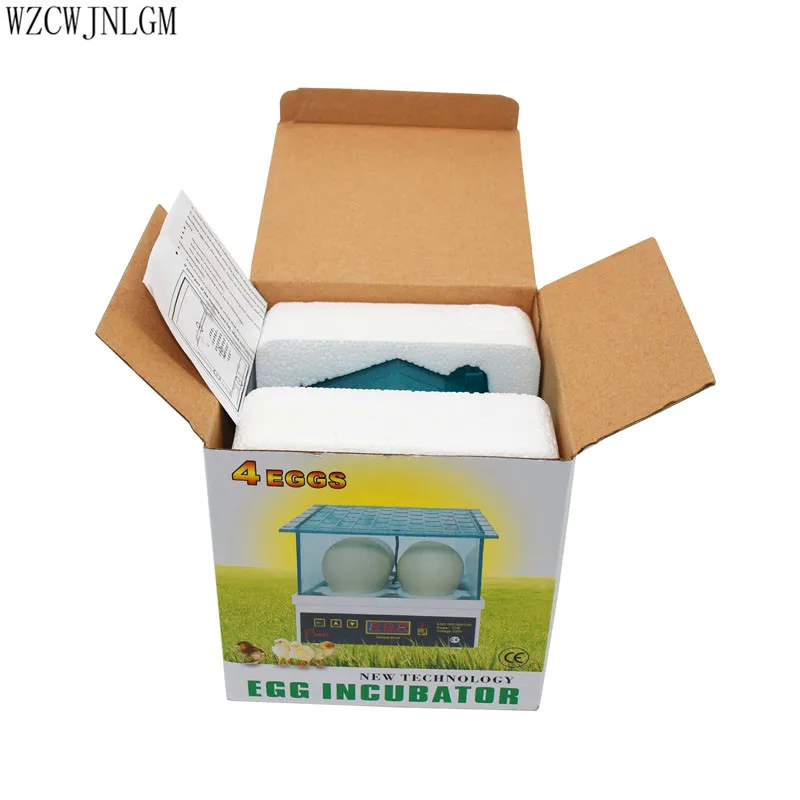 4 Egg Mini Electric Intelligent Automatic Egg Incubator Thermostat House Temperature Control For Chicken Duck Bird Quail Poultry 4 Egg Mini Electric Intelligent Automatic Egg Incubator Thermostat House Temperature Control For Chicken Duck Bird Quail Poultry