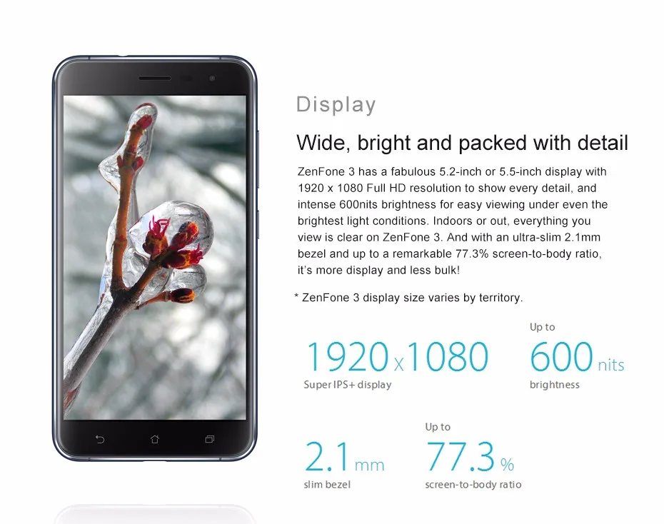 Мобильный телефон Asus Zenfone 3 ZE552KL 4G LTE Android 6,0 5,5 дюймов 1920x1080p 4 Гб ОЗУ 64 Гб ПЗУ Snapdragon 625 OctaCore NFC