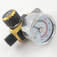 Пистолет-распылитель для царапин, Регулятор воздуха, калибр и встроенный фильтр для водяных плит, инструмент-распылитель, регулятор и мини-распылитель, воздушный фильтр