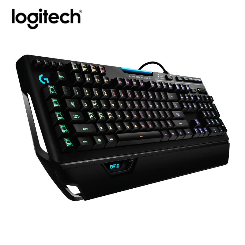 

Original Logitech G910 Wired Gaming Keyboard Mechanical teclado PC Gamer RGB Backlight Led Keybord Ergonomics Palm Rest klavye