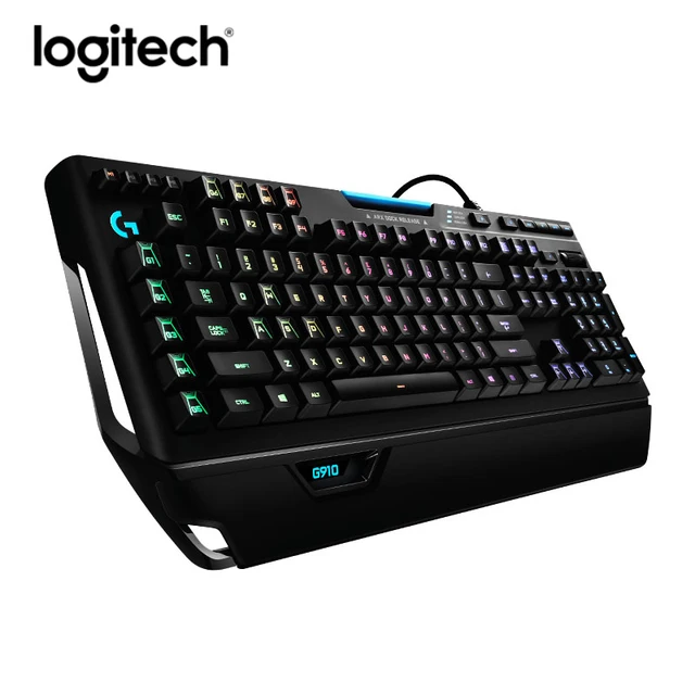 Original Logitech G910 Wired Gaming Keyboard Mechanical teclado PC