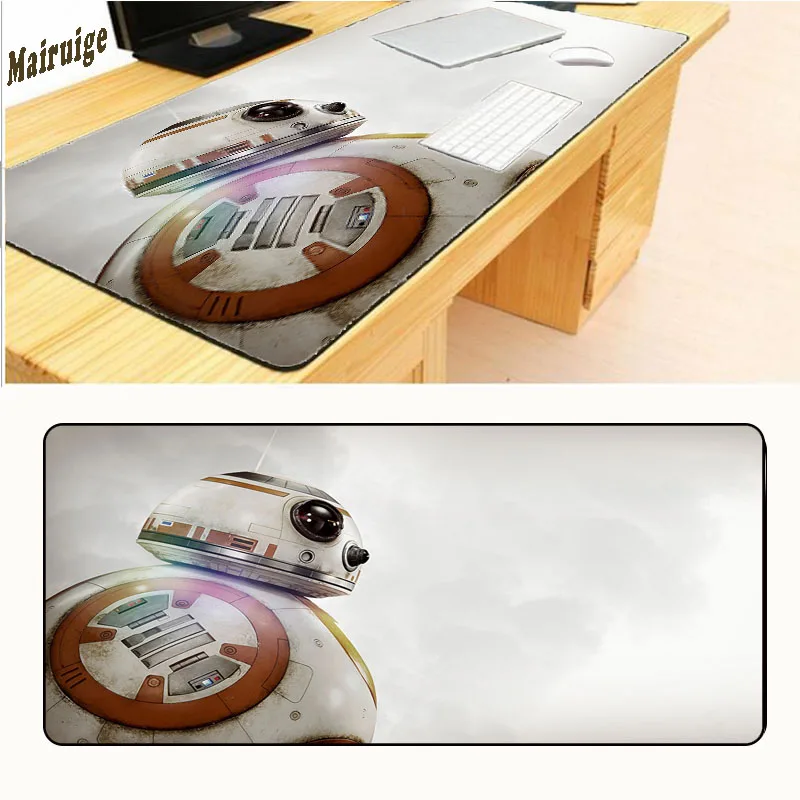 Mairuign Звездные войны battleспереди игровой Резиновый Большой Оверлок коврик для мыши геймерский большой Настольный коврик 900*400*3 мм - Цвет: 300x600X2MM