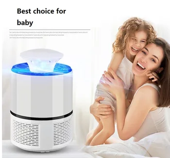

New USB Electronic Mosquito Killer Lamp Pest Control Electric Mosquito Killer Fly Trap LED Light Lamp Bug Insect Repeller Zapper