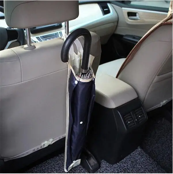 10pcs/lot Waterproof Car Seat Back Umbrella Hanger Storage Foldable