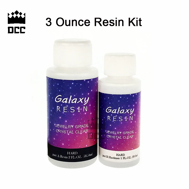 Mini Set 1 set 3 Ounce Clear Hard Epoxy Resin Kit for Jewelry making