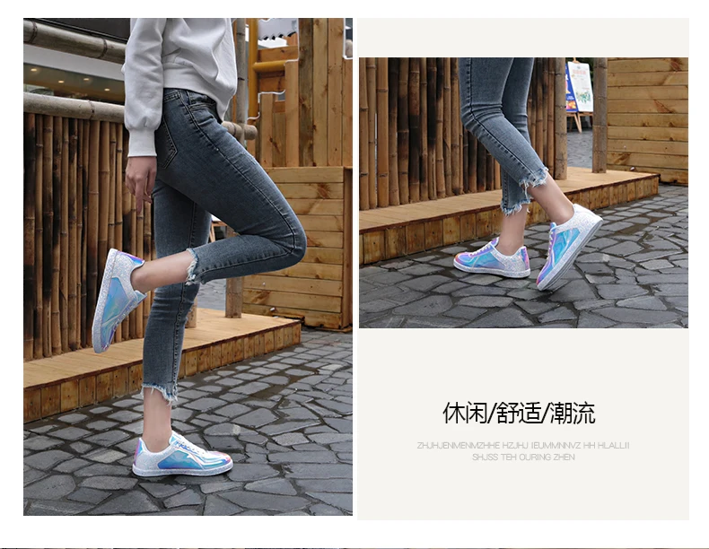 Tenis Feminino New Women Breathable Leather Sport Shoes Women Tennis Shoes Female Cool bright female sports Zapatos tenis purple