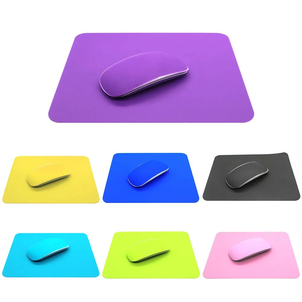 2in1 Candy Color Silicone Mouse Pad + Mouse Cover Skin Desk Mat Game For Apple Macbook Air Pro