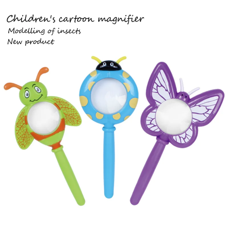 

1pc Kids Magnifier Baby Early Learning Physical Chemistry Science Experiment Educational Toy Magnifier Classic Toys for Children