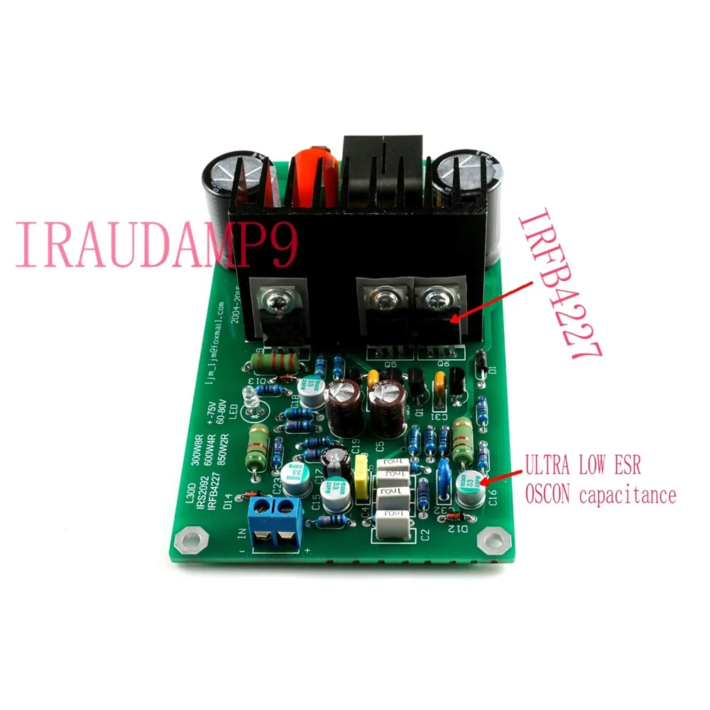 Amplificador de Potência Placa por Ljm Pces Irs2092s Mosfet Irfb4227 Digital Terminado 1 L30d 300-850 w - Image 3