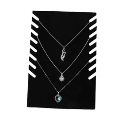 Черное бархатное ожерелье кулон с подвеской Бюст Дисплей Держатель шоу окно браслеты стенд
